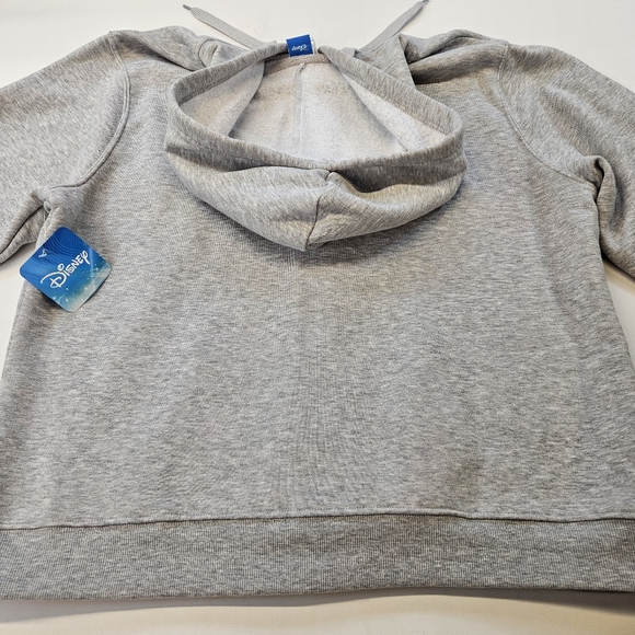 Women’s Disney Mickey Mouse Legendary Zip-Up Fleece Hoodie Size 2XL Gray NWT - Picture 8 of 8